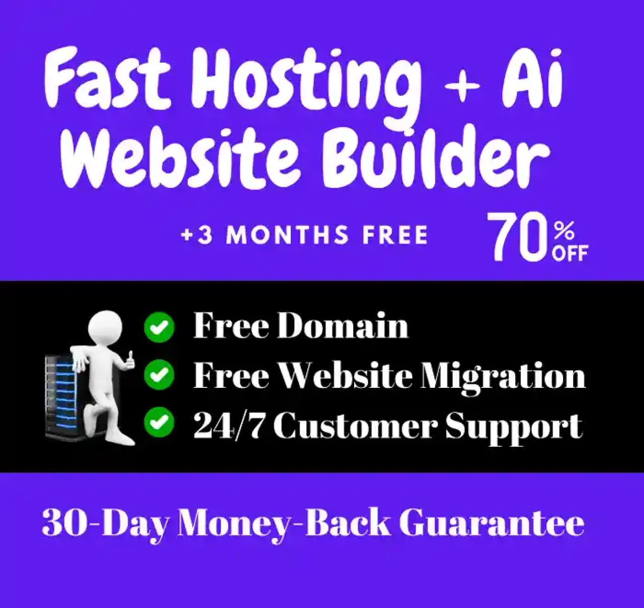 Fast Hosting With AI Website Builder