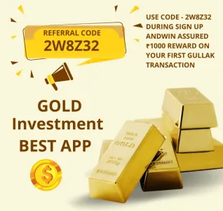 Best App for Gold Investment with Referral code
